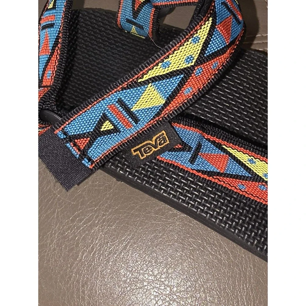 Teva Men's Original Universal Multicolor Geometric Print Sandals 1004006 Size 11